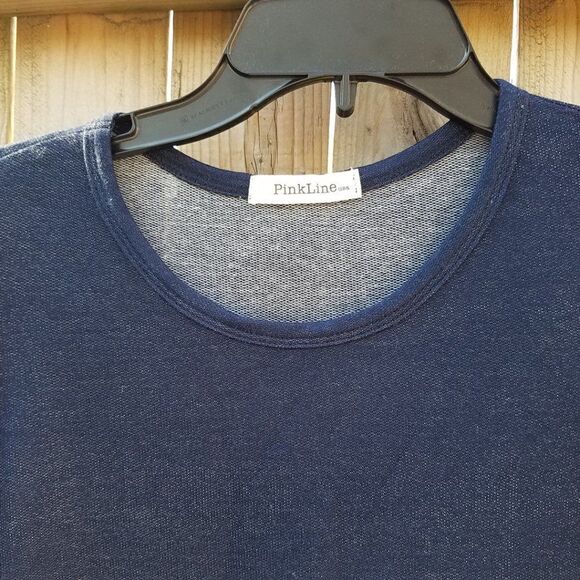 Medium Dress by Pink Line USA Nightshirt Women's Navy Blue - Picture 4 of 6